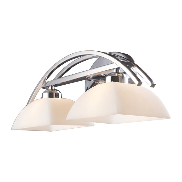 Arches 2-Light Vanity In Polished Chrome
