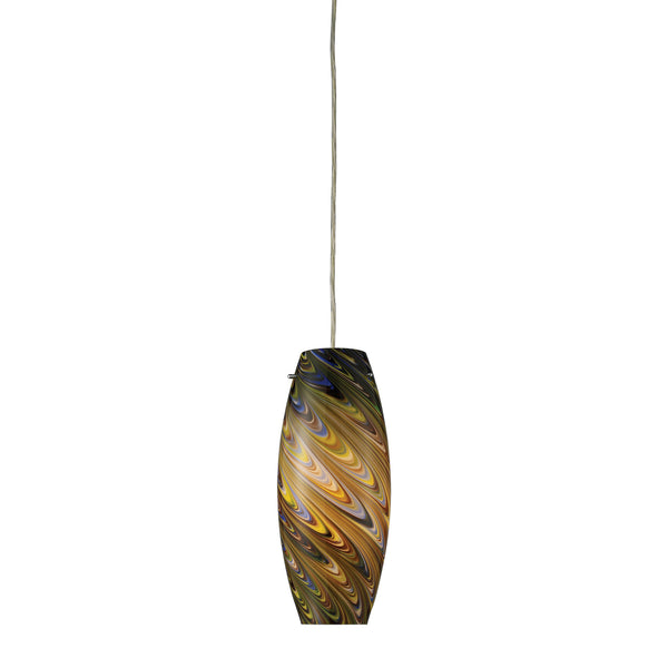 Vortex 1-Light Cellestial Pendant In Satin Nickel