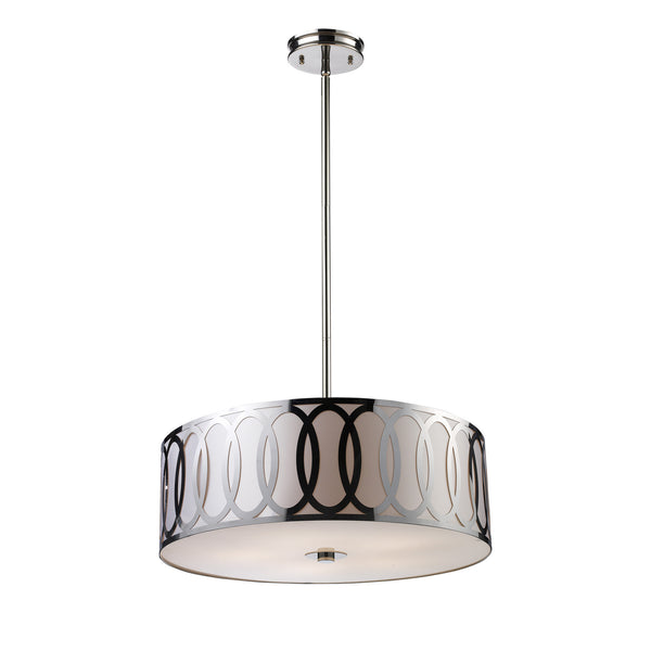 Anastasia 5-Light Pendant In Polished Nickel