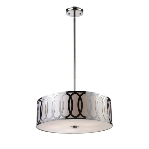 Anastasia 5-Light Pendant In Polished Nickel