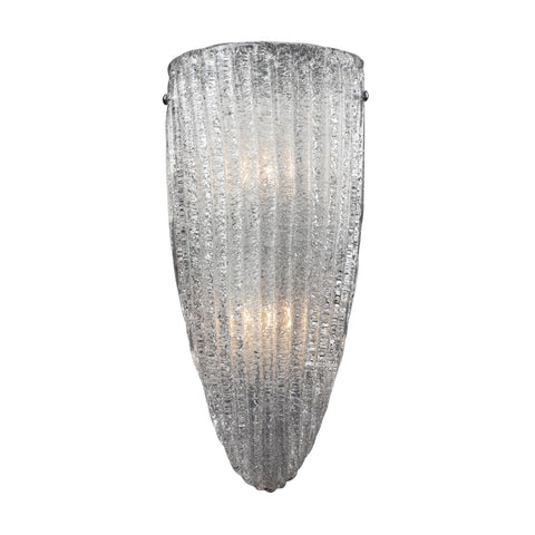 2- Light Wall Sconce In Satin Nickel