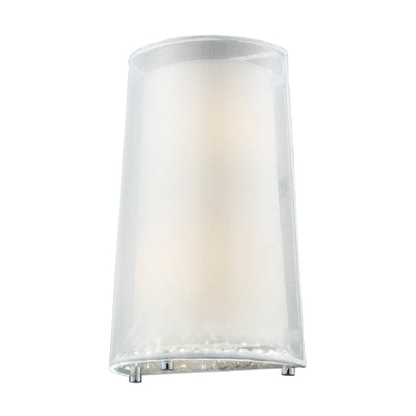 2- Light Wall Sconce In Polished Chrome
