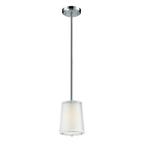 1- Light Pendant In Polished Chrome