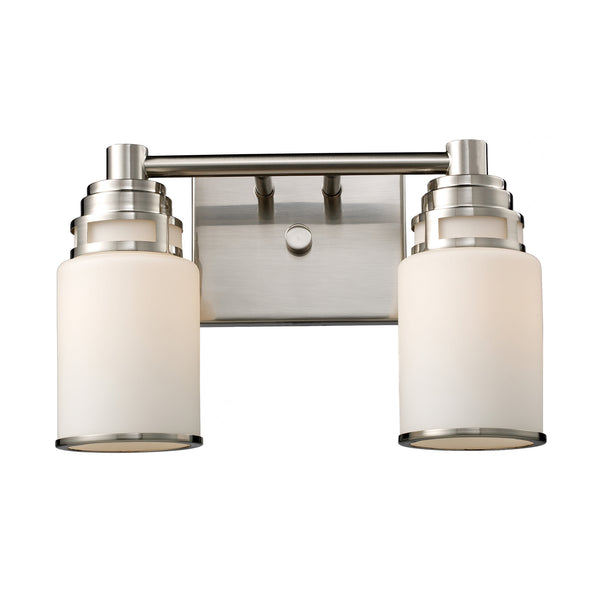Bryant 2-Light Vanity In Satin Nickel