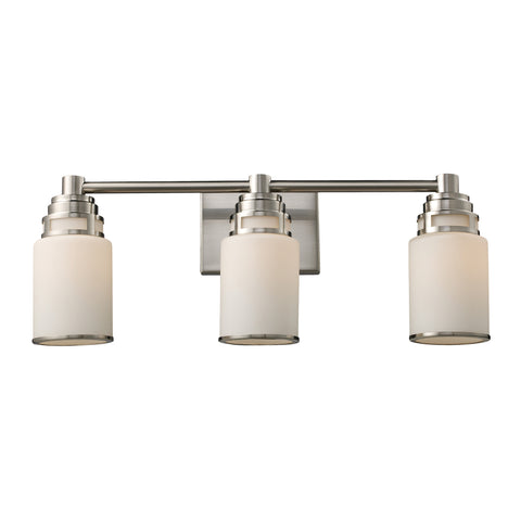 Bryant 3-Light Vanity In Satin Nickel