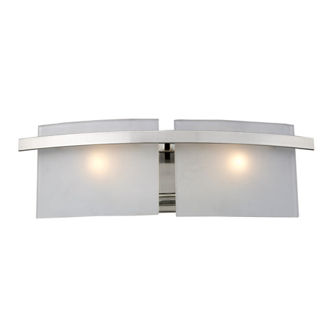 Briston 2-Light Vanity In Satin Nickel