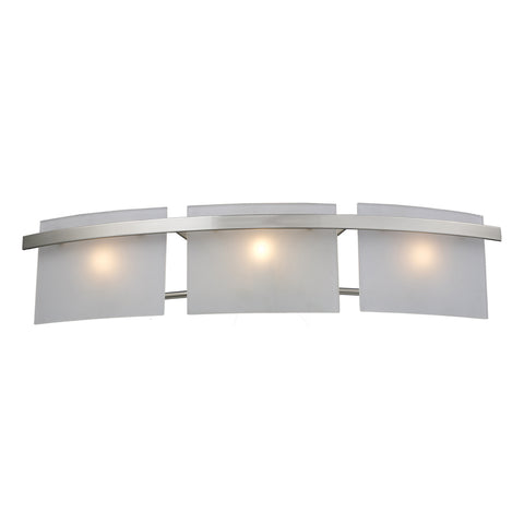 Briston 3-Light Vanity In Satin Nickel