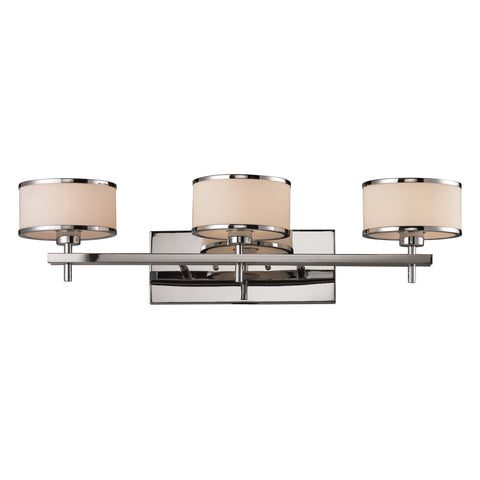 Utica 3 Light Bath In Polished Chrome