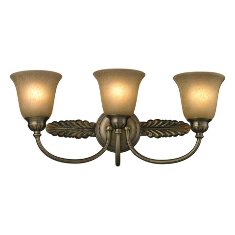Ventura 3 Light Bath In Antique Brass
