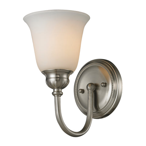 Ventura 1 Light Bath In Brushed Nickel