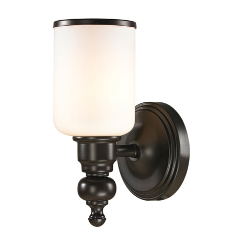 Bristol Collection 1 light bath in Oil Rubbed Bronze