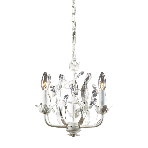 3- Light Chandelier In Antique White