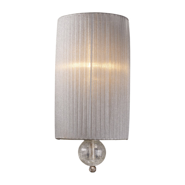 Alexis 1-Light Sconce In Antique Silver