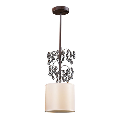 1- Light Pendant In Antique Darkwood