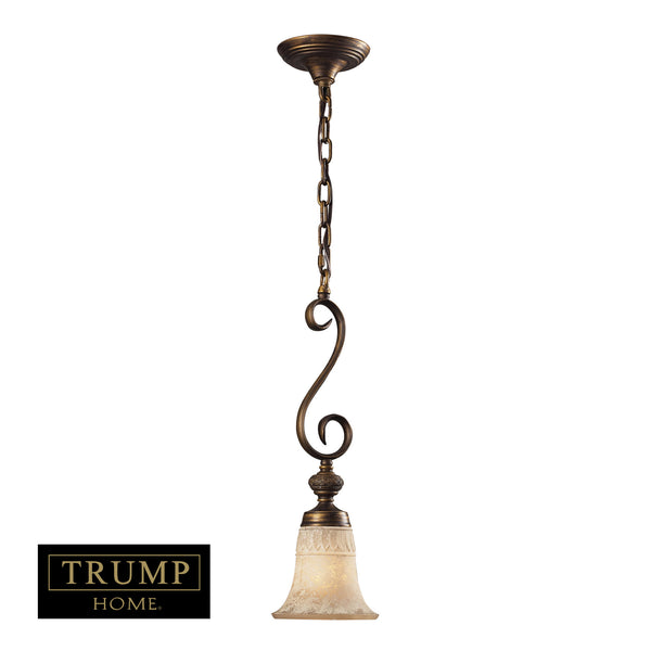 1 Light Pendant In A Weathered Umber Finish