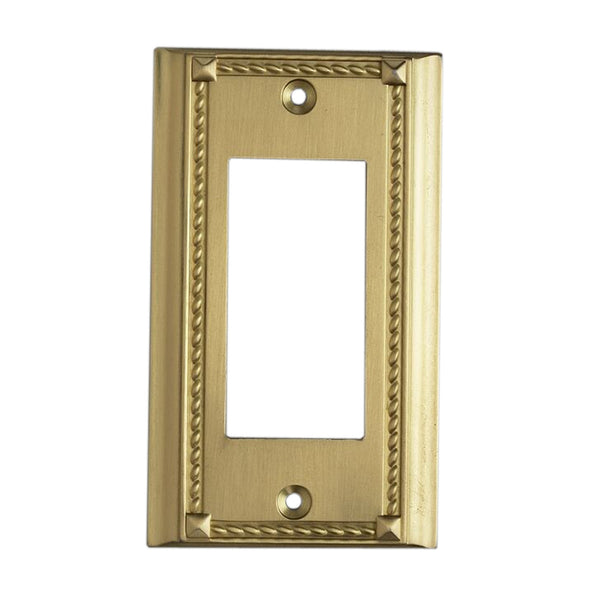 Brass Single Switch Plate