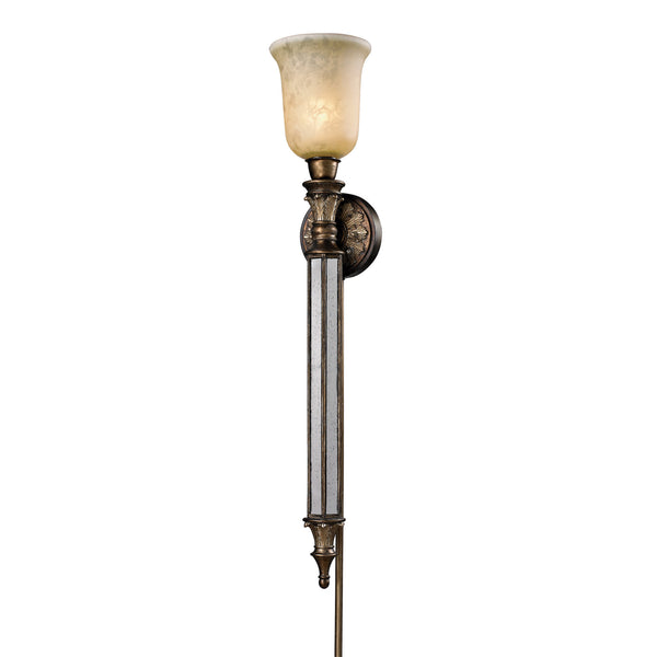 1- Light Wall Sconce In Antique Gold