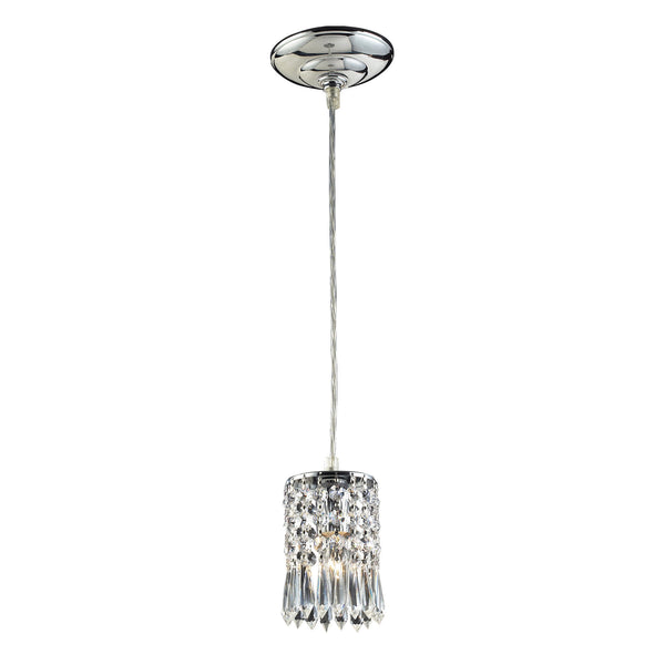 1 Light Pendant In Polished Chrome