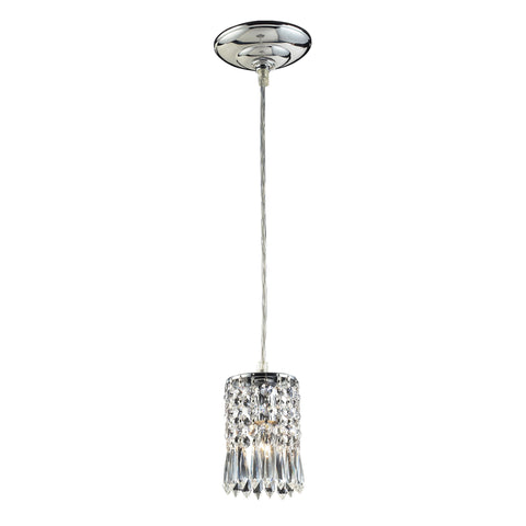 1 Light Pendant In Polished Chrome