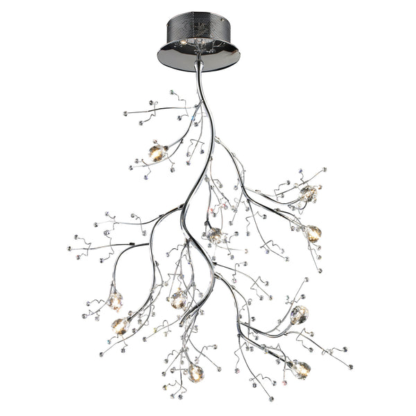 Viviana Collection 10-Light Chandelier In Chrome