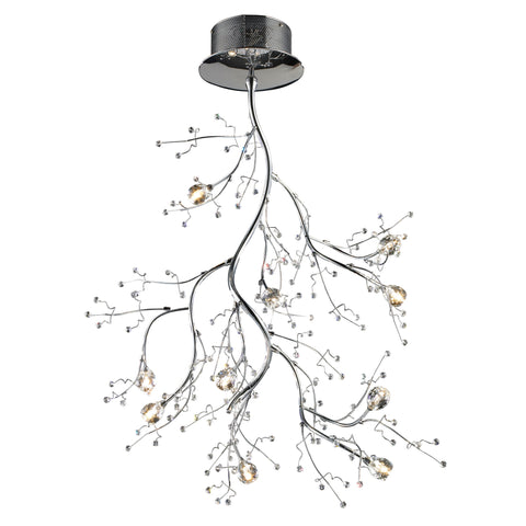 Viviana Collection 10-Light Chandelier In Chrome