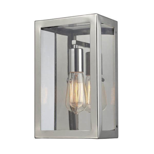 1- Light Wall Sconce In Polished Chrome