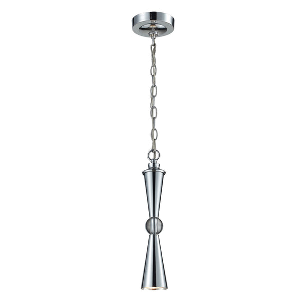 1- Light Pendant In Polished Chrome