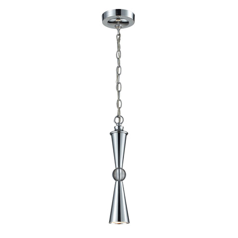 1- Light Pendant In Polished Chrome