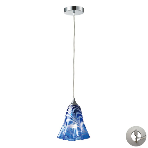 Vestido 1 Light Pendant In Polished Chrome Includes An Adapter Kit To Allow For Easy Conversion Of A Recessed Light To A Pendant