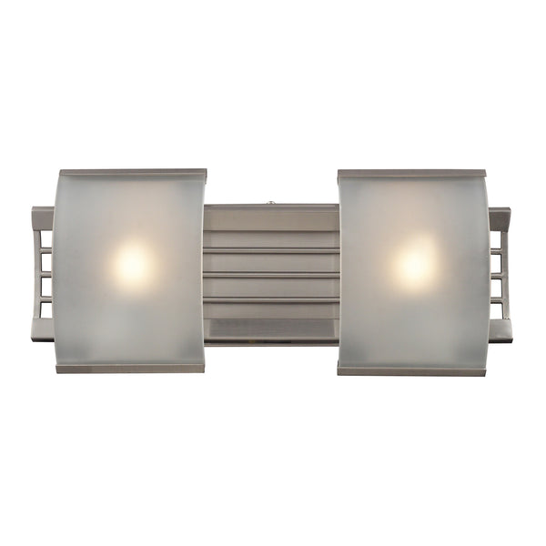 Winslow 2 Light Bath In Brushed Nickel