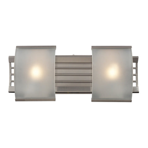 Winslow 2 Light Bath In Brushed Nickel