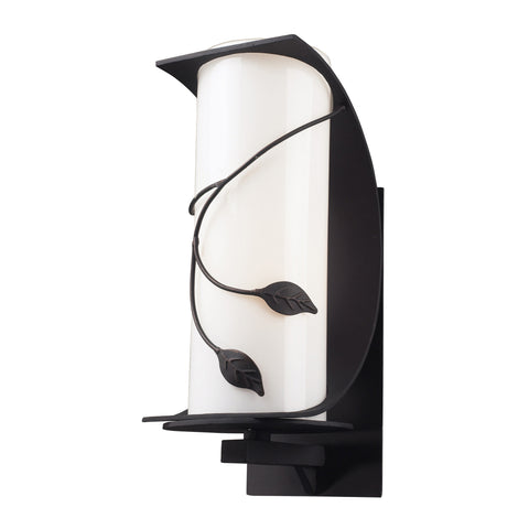 1 Light Wall Sconce In Weathered Charcoal