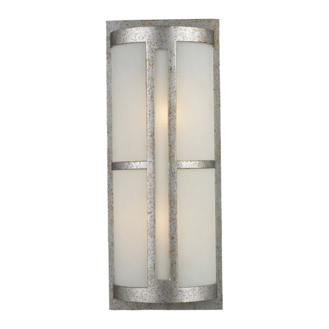 Trevot 1-Light Outdoor Wall Mount In Sunset Silver