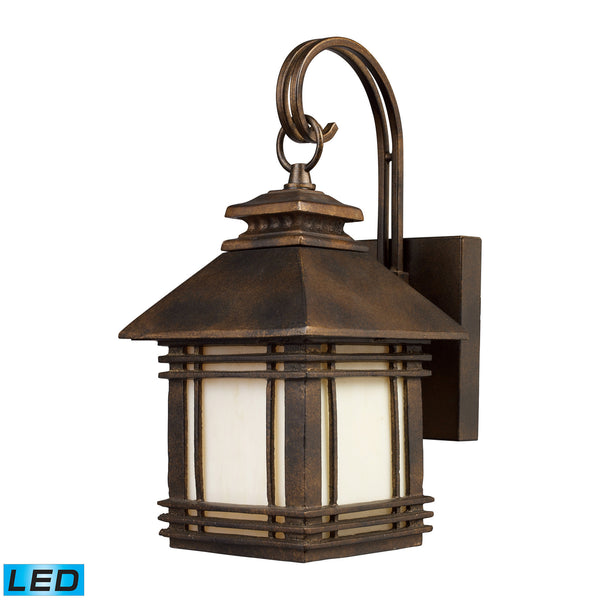 Blackwell 1-Light Outdoor Sconce In Hazelnut Bronze - LED Offering Up To 800 Lumens (60 Watt Equivalent) With Full Range Dimming. Includes An Easily Replaceable LED Bulb (120V).