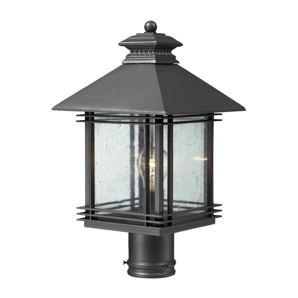 1- Light Outdoor Post Light In Graphite