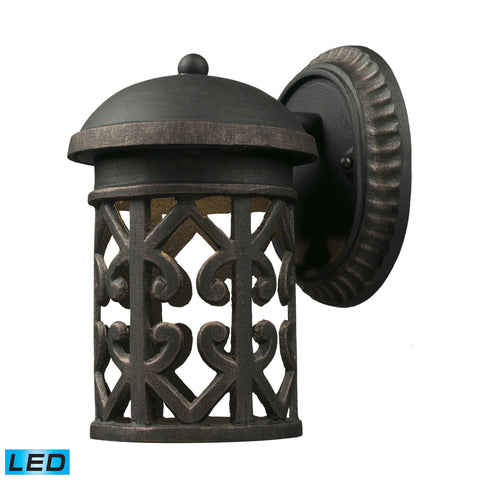 1- Light Outdoor Sconce In Weathered Charcoal