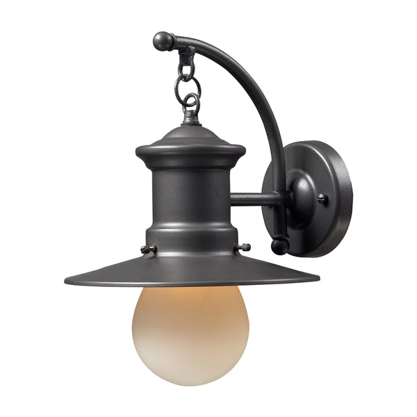 1- Light Outdoor Sconce In Graphite