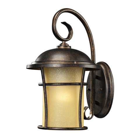 Bolla Vista 1 Light Outdoor Sconce In Regal Bronze