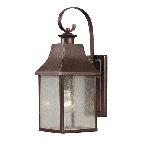 Town Square 1 Light Outdoor Sconce In Hazelnut Bronze