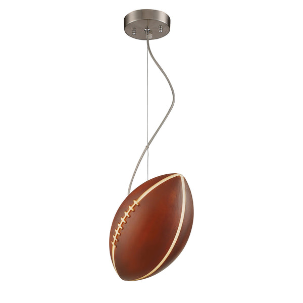 1 Light Pendant Football
