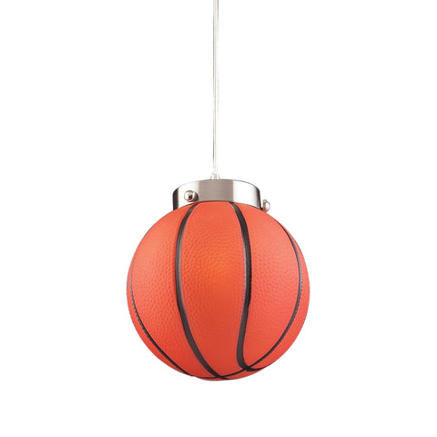 1 Light Basketball Pendant