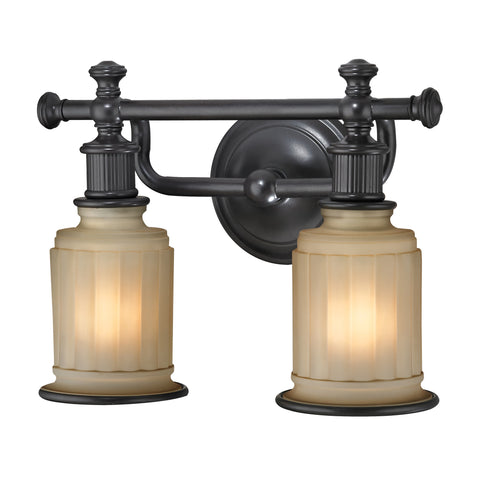 Acadia Collection 2 light bath in Oil Rubbed Bronze