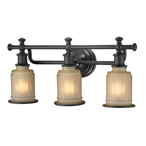Acadia Collection 3 light bath in Oil Rubbed Bronze