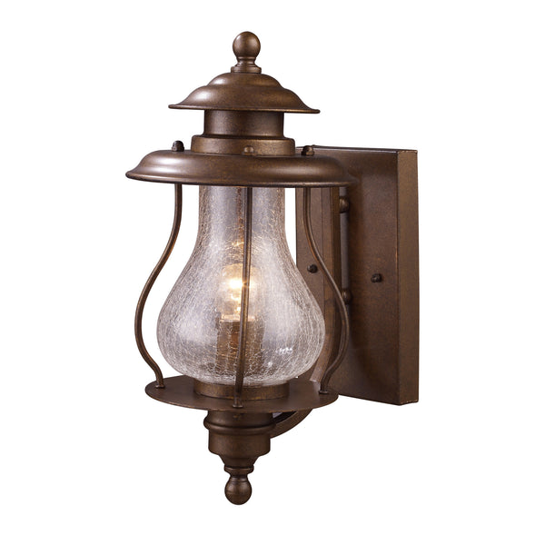 Wikshire 1-Light Outdoor Sconce In Coffee Bronze