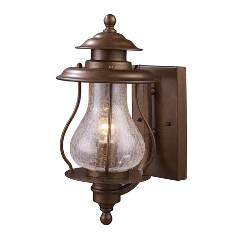 Wikshire 1-Light Outdoor Sconce In Coffee Bronze