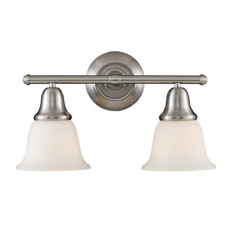 Berwick 2-Light Vanity In Brushed Nickel