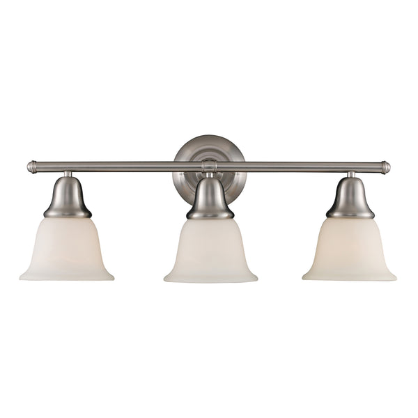 Berwick 3-Light Vanity In Brushed Nickel