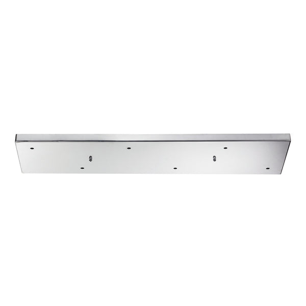 Accessories 6 Light Rectangular Pan In Polished Chrome