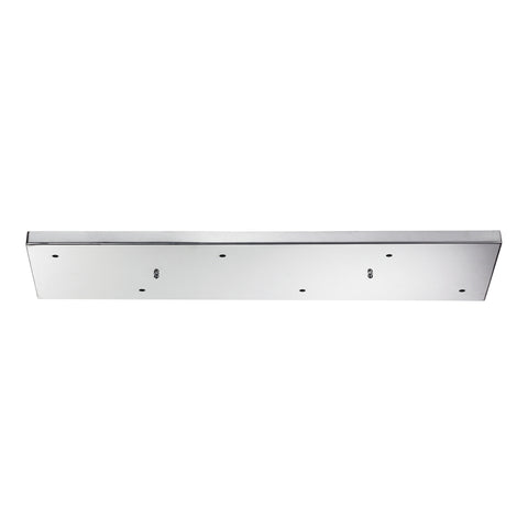 Accessories 6 Light Rectangular Pan In Polished Chrome