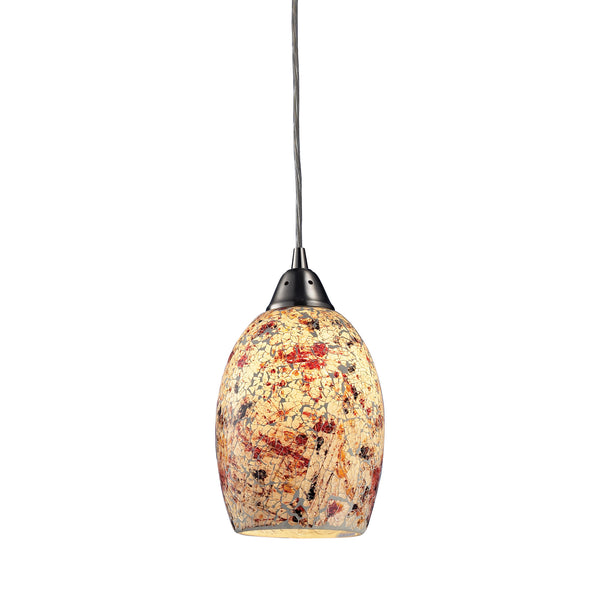 Avalon 1-Light Pendant In Satin Nickel